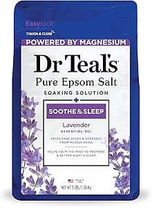 Dr Teal's Pure Epsom Salt Soaking Solution Lavender 1.36kg